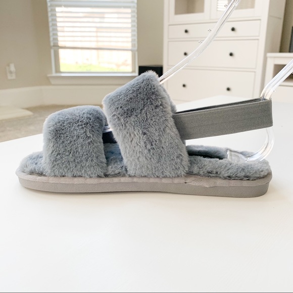 J.Mark Gray Fluffy Slippers Mellow-07 - Picture 4 of 9